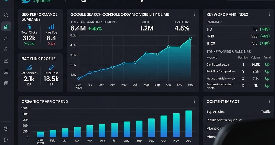 Cichlidon.co.il — Search Visibility & Ranking Expansion